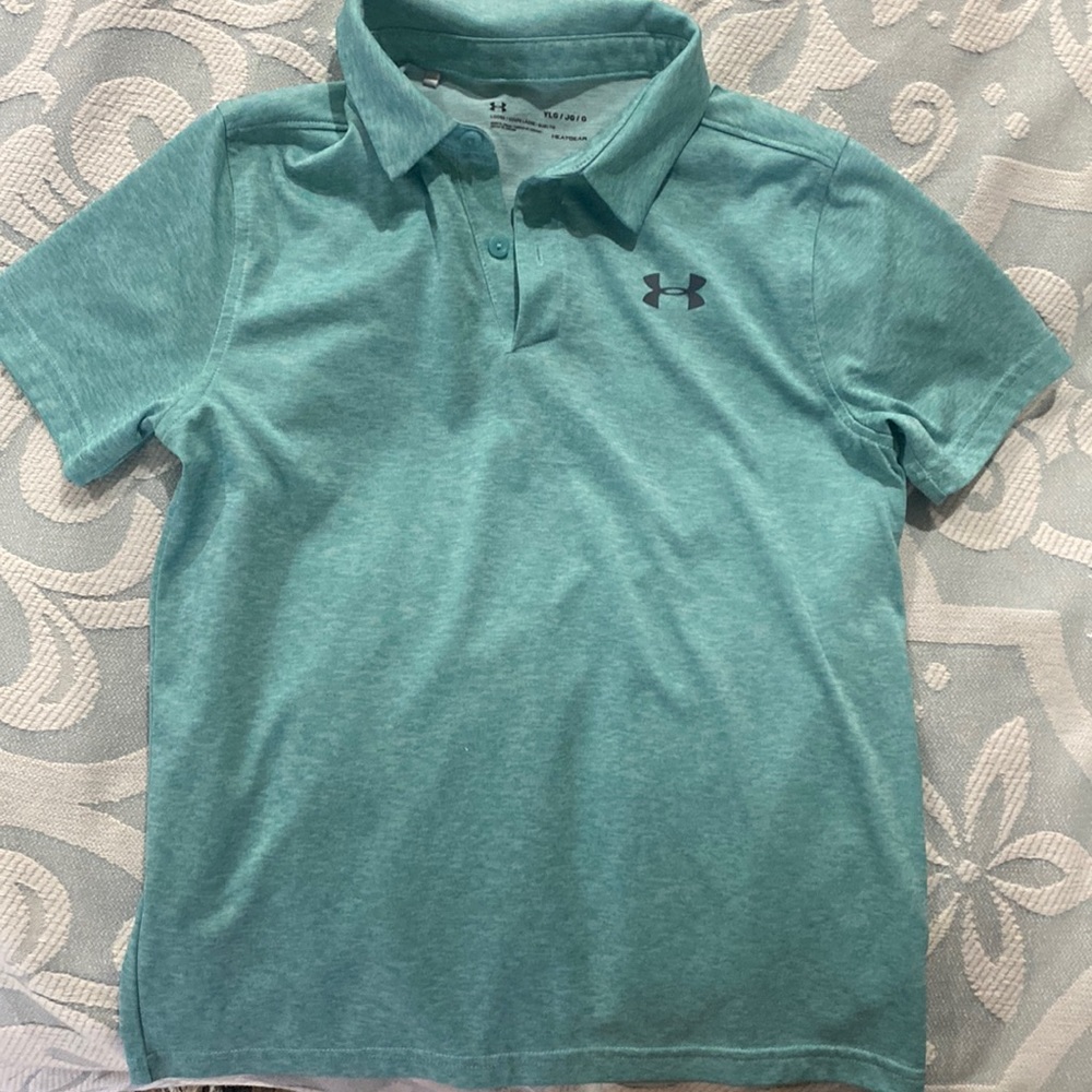 Under armor collared polo dry fit size large